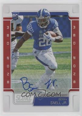 2019 Score - [Base] - Red Zone Signatures #390 - Rookies - Benny Snell Jr. /20