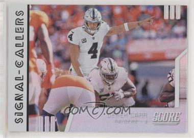 2019 Score - Signal Callers #SC-26 - Derek Carr