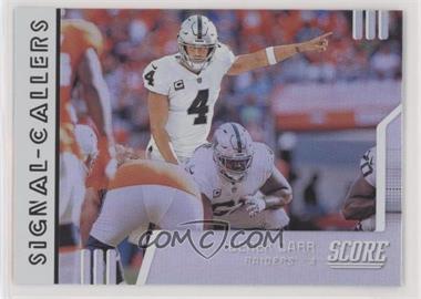 2019 Score - Signal Callers #SC-26 - Derek Carr