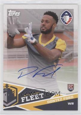 2019 Topps Alliance of American Football - Autographs #AU-DF - Dontez Ford