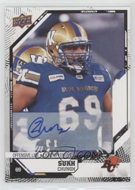 2019 Upper Deck CFL - [Base] - Autographs #54 - Sukh Chungh