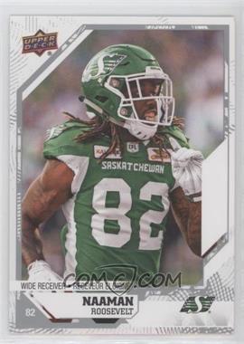 2019 Upper Deck CFL - [Base] - Blank Back #43 - Naaman Roosevelt