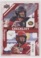 Checklist - Trevor Harris, Bo Levi Mitchell #/150