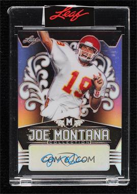 2020 Leaf Joe Montana Collection - [Base] - Black #JMC-02 - Joe Montana /10 [Uncirculated]