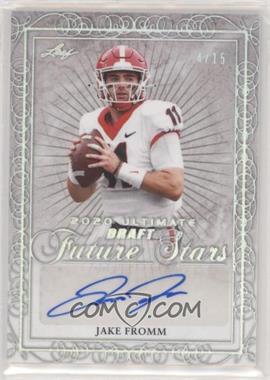 2020 Leaf Ultimate Draft - Future Stars - Silver Spectrum #FS-JF1 - Jake Fromm /15