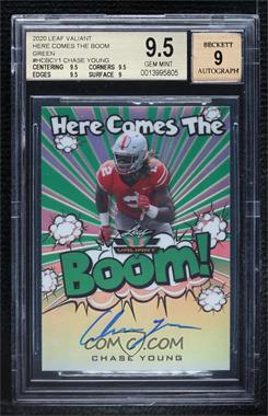2020 Leaf Valiant - Here Comes the Boom! #HCB-CY1 - Chase Young /75 [BGS 9.5 GEM MINT]