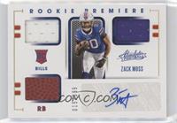 Rookie Premiere Materials - Zack Moss #/399