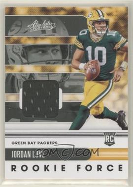 2020 Panini Absolute - Rookie Force Relics #4 - Jordan Love