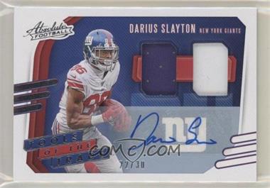 2020 Panini Absolute - Tools of the Trade Materials Double Autos #TTD-32 - Darius Slayton /30