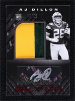 Rookie Patch Autographs - AJ Dillon #/12