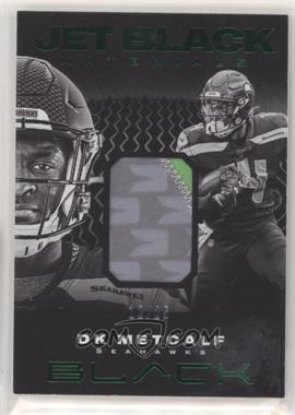 2020 Panini Black - Jet Black Materials - Emerald #JB4 - DK Metcalf /25