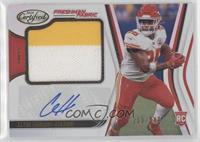 Freshman Fabric Mirror Signatures - Clyde Edwards-Helaire #/249