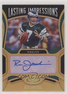 2020 Panini Certified - Lasting Impressions - Mirror Gold #LI-RJ - Ron Jaworski /25