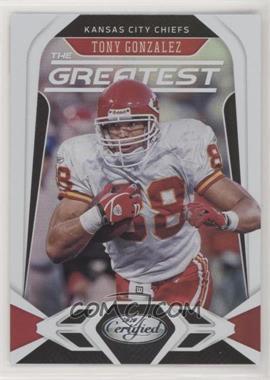 2020 Panini Certified - The Greatest #G-TG - Tony Gonzalez