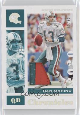 2020 Panini Chronicles - [Base] - Jersey Prime #61 - Dan Marino /25