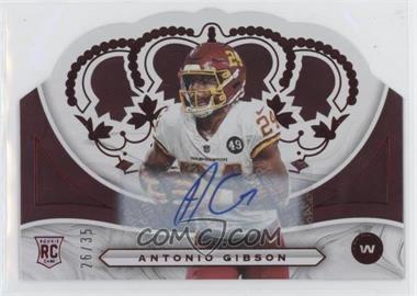 2020 Panini Chronicles - Crown Royale - Red Rookie Autographs #CR-9 - Antonio Gibson /35