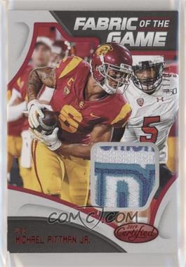 2020 Panini Chronicles Draft Picks - Certified Collegiate Fabric of the Game - Prime Bowl Game #25 - Michael Pittman Jr. /10