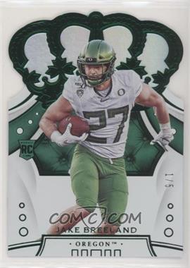 2020 Panini Chronicles Draft Picks - Crown Royale Draft Picks - Mirror Green #56 - Jake Breeland /5