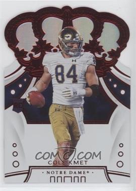 2020 Panini Chronicles Draft Picks - Crown Royale Draft Picks - Mirror Red #16 - Cole Kmet