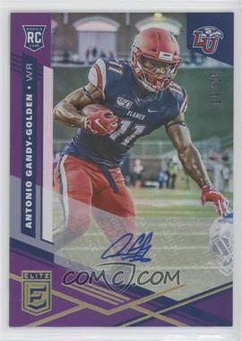 2020 Panini Chronicles Draft Picks - Elite Rookies - Purple Signatures #19 - Antonio Gandy-Golden /25