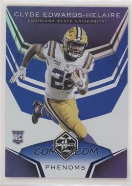 2020 Panini Chronicles Draft Picks - Limited Phenoms - Mirror Blue #18 - Clyde Edwards-Helaire