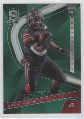 2020 Panini Chronicles Draft Picks - Spectra Draft Picks - Green #8 - Zack Moss /5