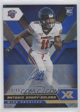 2020 Panini Chronicles Draft Picks - Xr Rookies - Blue Signatures #19 - Antonio Gandy-Golden /49