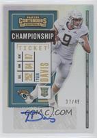 Rookie Ticket - Tyler Davis #/49