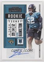 Rookie Ticket - Davon Hamilton