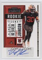 Rookie Ticket - D'Ernest Johnson