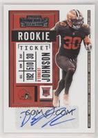 Rookie Ticket - D'Ernest Johnson