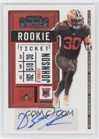 Rookie Ticket - D'Ernest Johnson