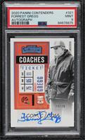 Coaches Ticket - Forrest Gregg [PSA 9 MINT] #/20