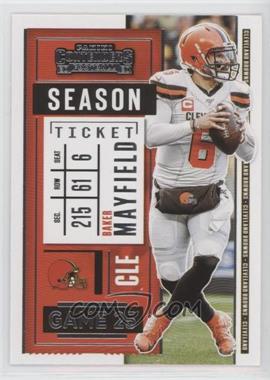 2020 Panini Contenders - [Base] #77 - Baker Mayfield