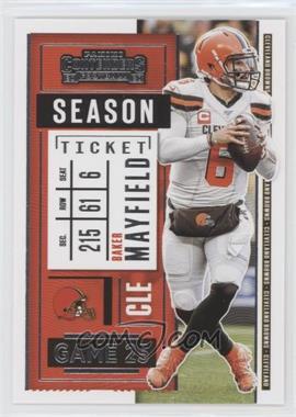 2020 Panini Contenders - [Base] #77 - Baker Mayfield