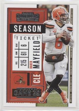 2020 Panini Contenders - [Base] #77 - Baker Mayfield