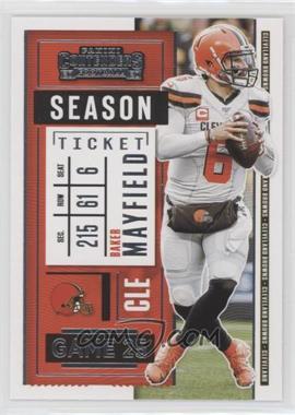 2020 Panini Contenders - [Base] #77 - Baker Mayfield