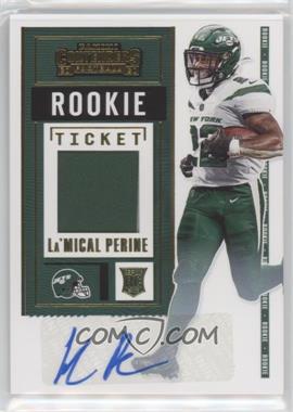 2020 Panini Contenders - Rookie Ticket Swatches Variation - Autographs #RSV-LMP - La'Mical Perine /100