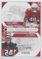 A.J. Terrell, Isaiah Simmons #/149