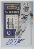 2021 Panini Contenders Update - Quenton Nelson #/10