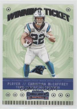 2020 Panini Contenders - Winning Ticket #WT7 - Christian McCaffrey