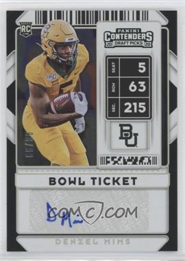 2020 Panini Contenders Draft Picks - [Base] - Bowl Ticket #153 - College Ticket Autographs - Denzel Mims /99