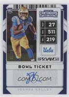 College Ticket Autographs - Joshua Kelley #/99