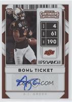 College Ticket Autographs - A.J. Green #/99