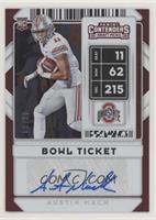 College Ticket Autographs - Austin Mack #/99