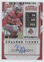 College Ticket Autographs - K.J. Hill #/10