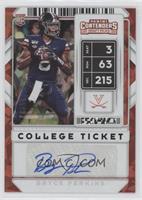 College Ticket Autographs - Bryce Perkins #/23