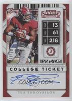 RPS College Ticket Autographs - Tua Tagovailoa #/11