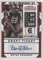 College Ticket Autographs - Bryan Edwards