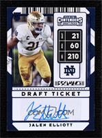 College Ticket Autographs - Jalen Elliott